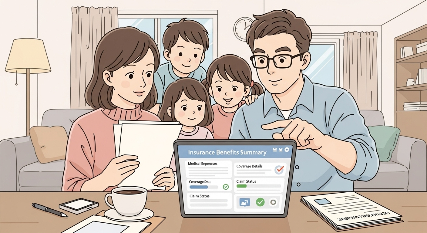 우체국 종합보험 가족 보장 이미지